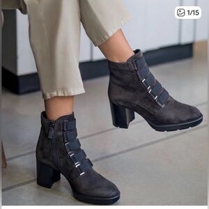 Aquatalia Charcoal INDIRA WEATHERPROOF BOOTIE 8